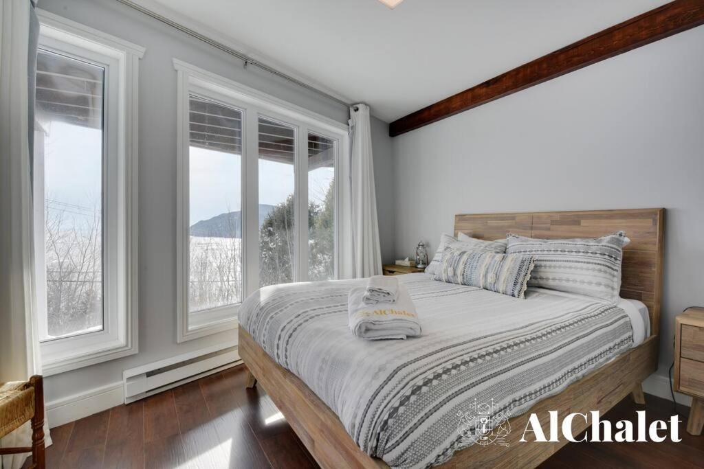 Villa Aelpha-M - Magnifique Vue Sur Le Fleuve Baie-Saint-Paul Exterior foto