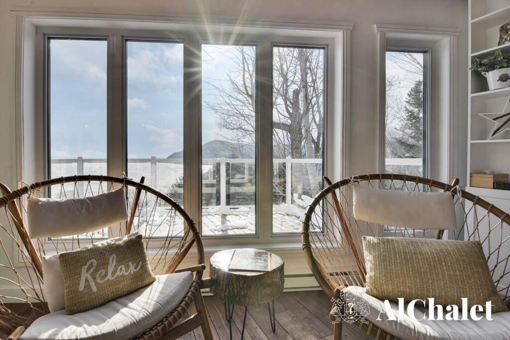 Villa Aelpha-M - Magnifique Vue Sur Le Fleuve Baie-Saint-Paul Exterior foto